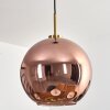 Koyoto Suspension, Boule lumineuse, Suspension Or, Noir, 1 lumière