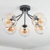 Koyoto Plafonnier, Boule lumineuse 52 cm Ambre, Clair, 5 lumières