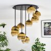 Koyoto Plafonnier, Boule lumineuse 57 cm Or, Clair, 9 lumières