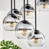 Koyoto Plafonnier, Boule lumineuse 57 cm Clair, Fumé, 9 lumières