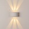 Applique murale d'extérieur Windhoek LED Blanc, 2 lumières