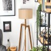Soungou Lampadaire Écru, Noir, 1 lumière