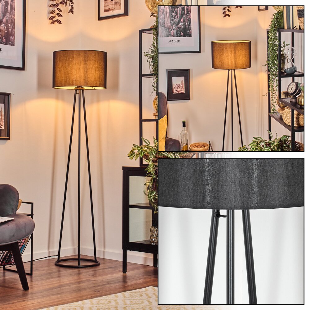 Soungou Lampadaire Noir, 1 lumière main product photo