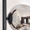 Ripoll Lampadaire Chrome, Fumé, 5 lumières