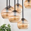 Koyoto Plafonnier, Boule lumineuse 57 cm Ambre, 9 lumières