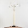 Bassagoda Lampadaire Laiton, Noir, 3 lumières