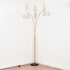 Bassagoda Lampadaire Laiton, Noir, 3 lumières