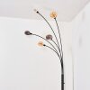 Nikkala Lampadaire Noir, 5 lumières