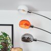 Nikkala Lampadaire Chrome, Blanc, 5 lumières