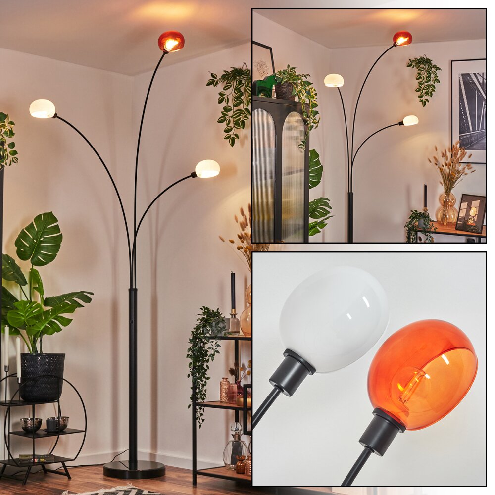 Nikkala Lampadaire Noir, 3 lumières main product photo