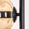 Koyoto Lampadaire 31 cm Ambre, Clair, Fumé, 5 lumières