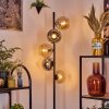 Koyoto Lampadaire 31 cm Ambre, Chrome, Fumé, 5 lumières
