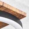 Cascada Plafonnier LED Brun, Couleur bois, Noir, 1 lumière