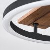 Cascada Plafonnier LED Brun, Couleur bois, Noir, 1 lumière