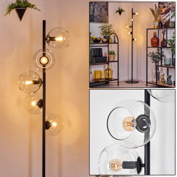 Koyoto Lampadaire 31 cm Clair, 5 lumières