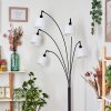 Bassagoda Lampadaire Noir, 5 lumières
