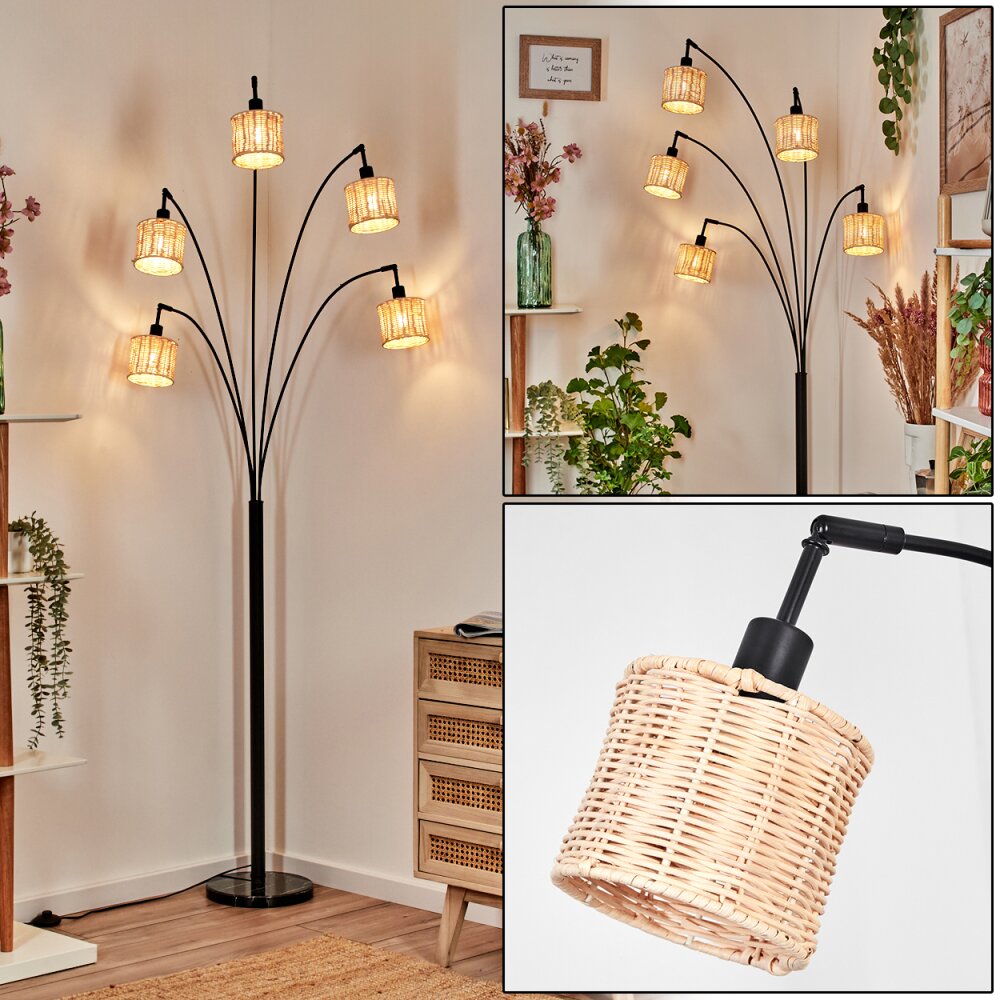Cavaca Lampadaire Noir, 5 lumières main product photo