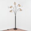 Bongal Lampadaire Noir, 5 lumières