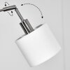 Bassagoda Lampadaire Nickel mat, Noir, 5 lumières