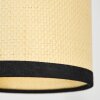 Chellas Lampadaire Nickel mat, Noir, 5 lumières