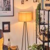 Soungou Lampadaire Noir, 1 lumière