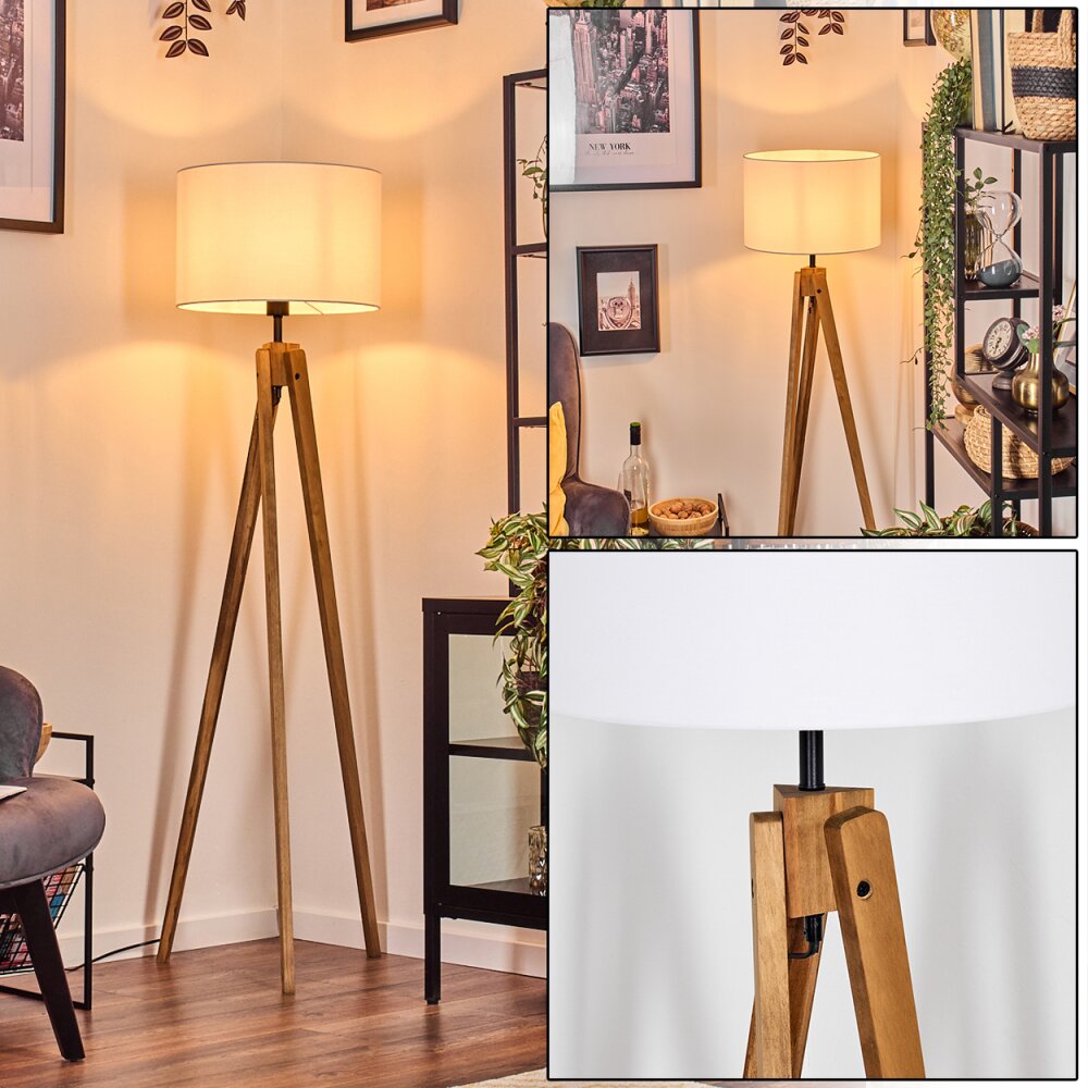 Soungou Lampadaire Écru, Noir, 1 lumière main product photo