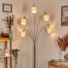 Bassagoda Lampadaire Nickel mat, Noir, 5 lumières