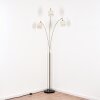 Bassagoda Lampadaire Nickel mat, Noir, 3 lumières