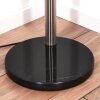 Cavaca Lampadaire Nickel mat, Noir, 3 lumières