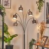 Bassagoda Lampadaire Noir, 5 lumières