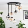 Gastor Plafonnier, Boule lumineuse 57 cm Ambre, Clair, Fumé, 9 lumières
