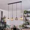 Ripoll Suspension, Boule lumineuse, Suspension Ambre, Clair, Fumé, 4 lumières