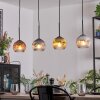Ripoll Suspension, Boule lumineuse, Suspension Or, Clair, Cuivré, Fumé, 4 lumières