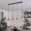Ripoll Suspension, Boule lumineuse, Suspension Or, Clair, Cuivré, Fumé, 4 lumières