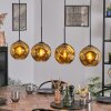 Ripoll Suspension, Boule lumineuse, Suspension Or, 4 lumières