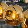 Ripoll Suspension, Boule lumineuse, Suspension Or, 4 lumières
