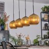 Koyoto Suspension, Boule lumineuse, Suspension Or, 4 lumières