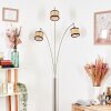 Ramila Lampadaire Nickel mat, Noir, 3 lumières