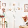 Bongal Lampadaire Nickel mat, Noir, 3 lumières