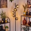 Ripoll Lampadaire Chrome, Clair, Fumé, 5 lumières