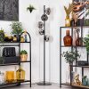 Ripoll Lampadaire Chrome, Clair, Fumé, 5 lumières