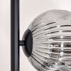 Ripoll Lampadaire Chrome, Fumé, 5 lumières