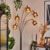 Cando Lampadaire Noir, 5 lumières