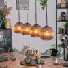 Koyoto Suspension, Boule lumineuse, Suspension Cuivré, 4 lumières