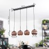 Koyoto Suspension, Boule lumineuse, Suspension Cuivré, 4 lumières