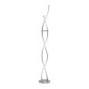 Lampadaire Paul Neuhaus Q-MALINA LED Acier inoxydable, 2 lumières, Télécommandes