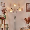 Cavaca Lampadaire Noir, 3 lumières