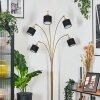 Bassagoda Lampadaire Laiton, Noir, 5 lumières