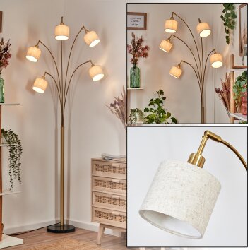 Bassagoda Lampadaire Laiton, Noir, 5 lumières Bassagoda Lampadaire Laiton, Noir, 5 lumières