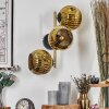 Ripoll Boule lumineuse, Applique murale Or, Noir, 3 lumières